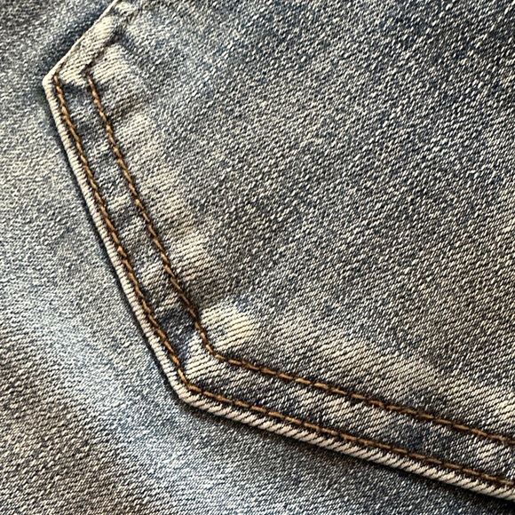 Tribal jeans boyfriend cut Floral Embroidered Straight Leg Jeans - Picture 11 of 11